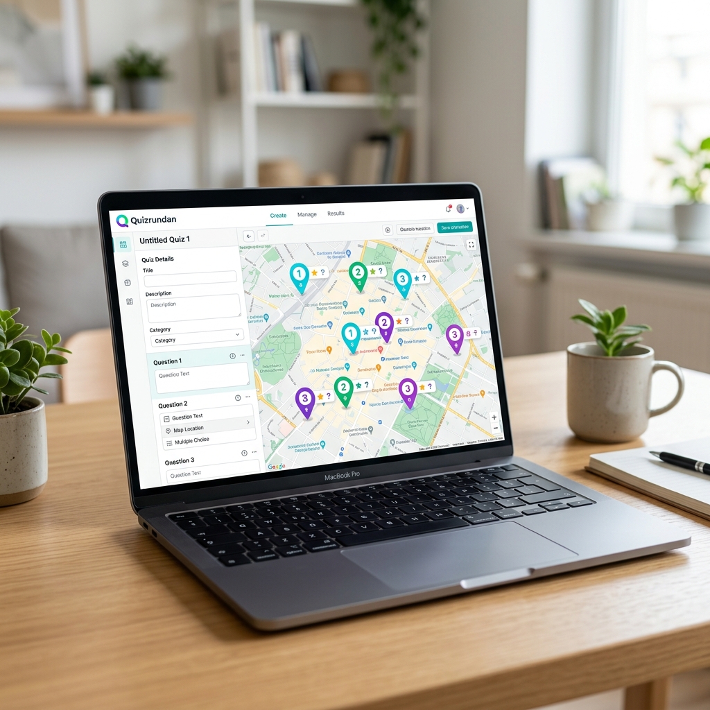 Quizrundan Web Admin - Skapa digital tipspromenad vid datorn